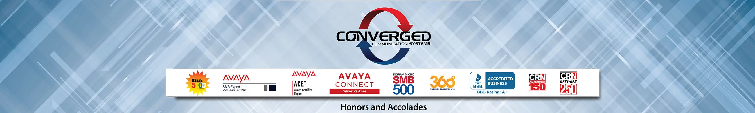 Converged awards and accolades